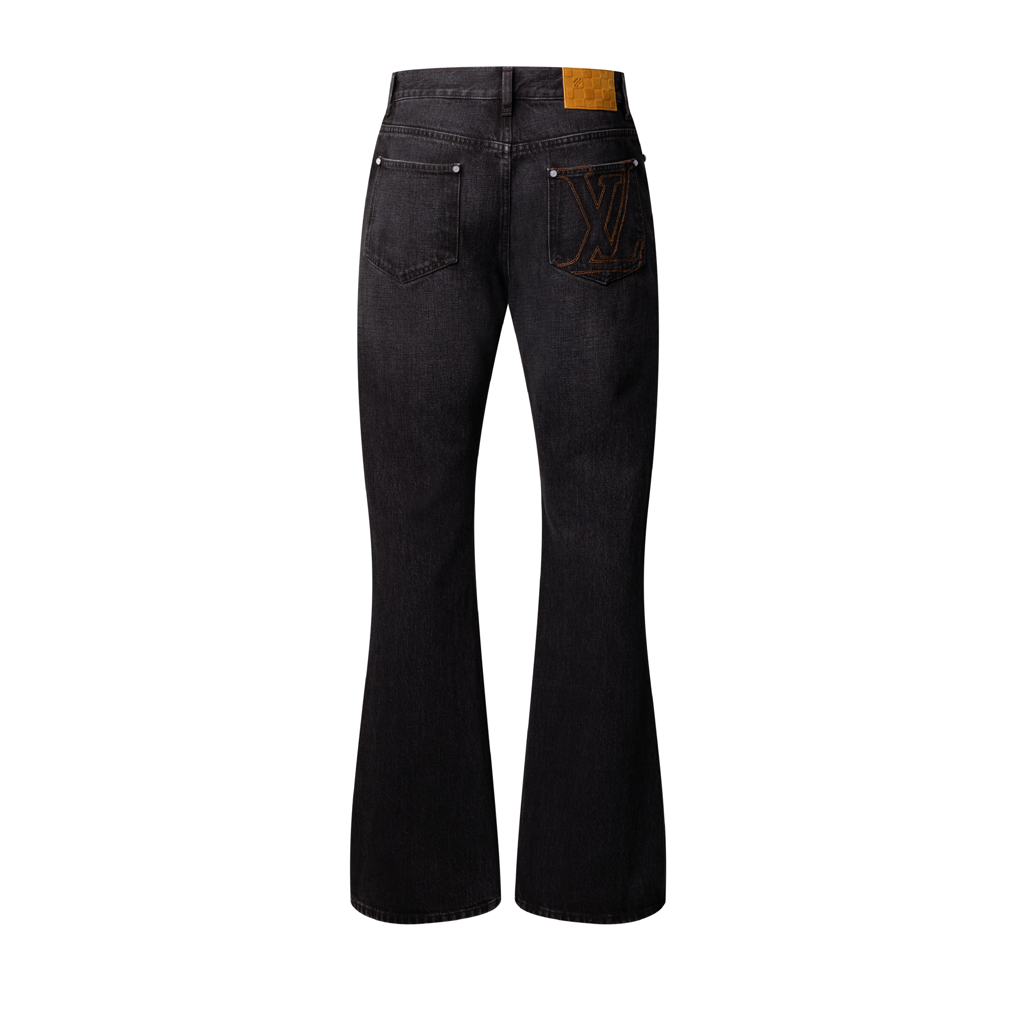 LOUIS VUITTON ブラック フレア イージーパンツ カメリア LV Flared Denim Pants - Ready-to-Wear | LOUIS VUITTON